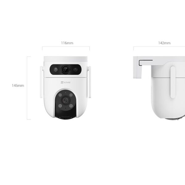 EZVIZ IP Camera CS-H9C (5MP+5MP) 4mm Color night vision,Human/Vehicle detection,Smart tracking iki 8m,Active defense,two way talk, 8xdigital | EZVIZ