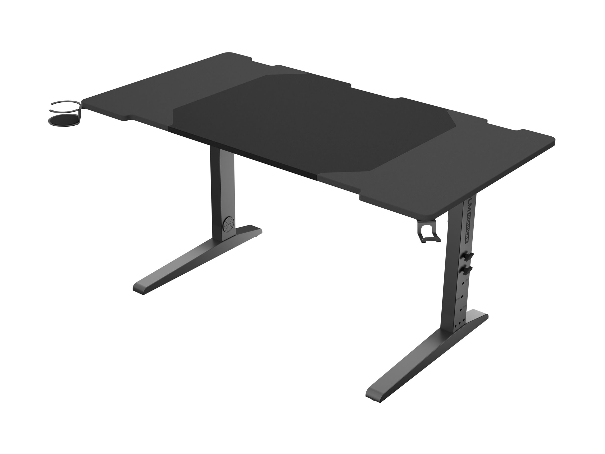 Genesis | Modular Gaming Desk | Holm 140 RGB | Anthracite Black - Image 2