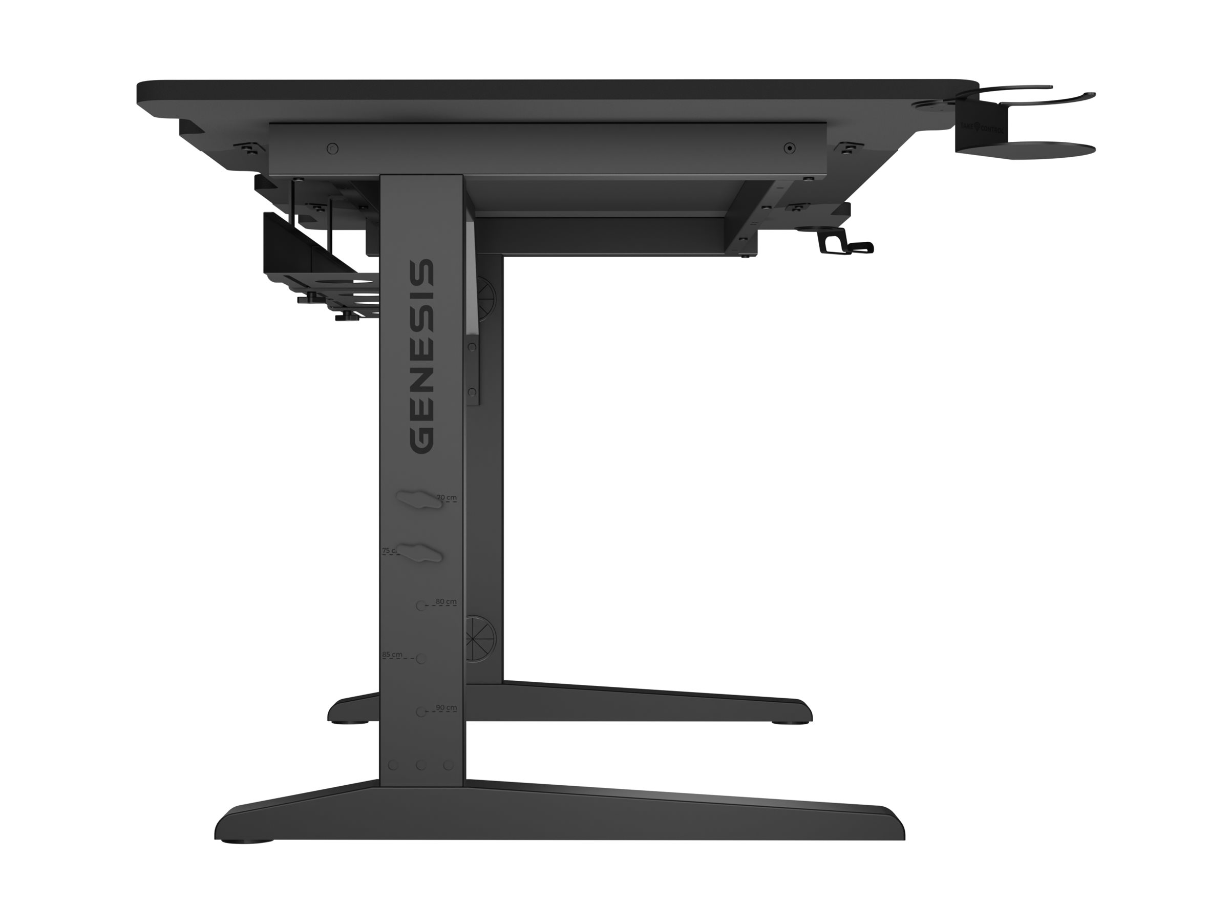 Genesis | Modular Gaming Desk | Holm 140 RGB | Anthracite Black - Image 14