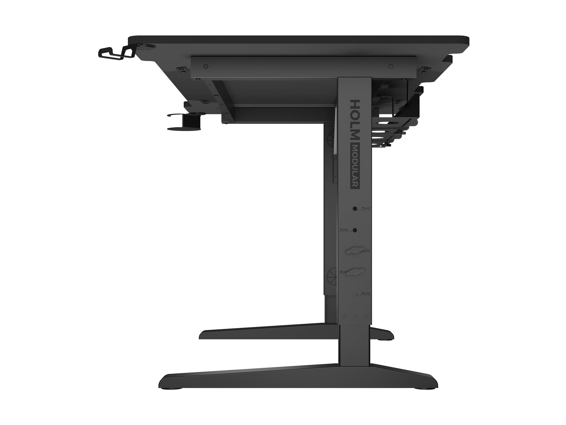 Genesis | Modular Gaming Desk | Holm 140 RGB | Anthracite Black - Image 15
