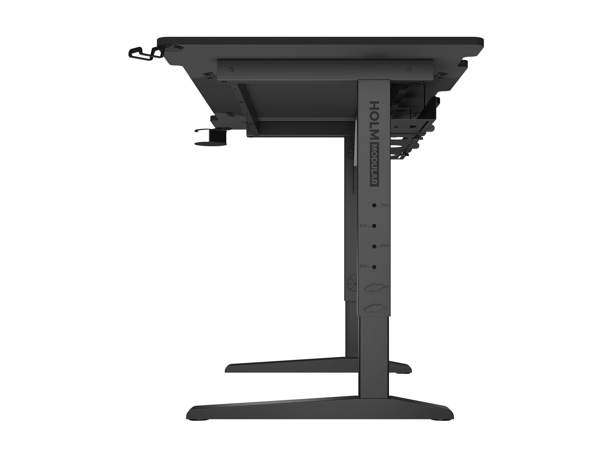 Genesis | Modular Gaming Desk | Holm 140 RGB | Anthracite Black - Image 17