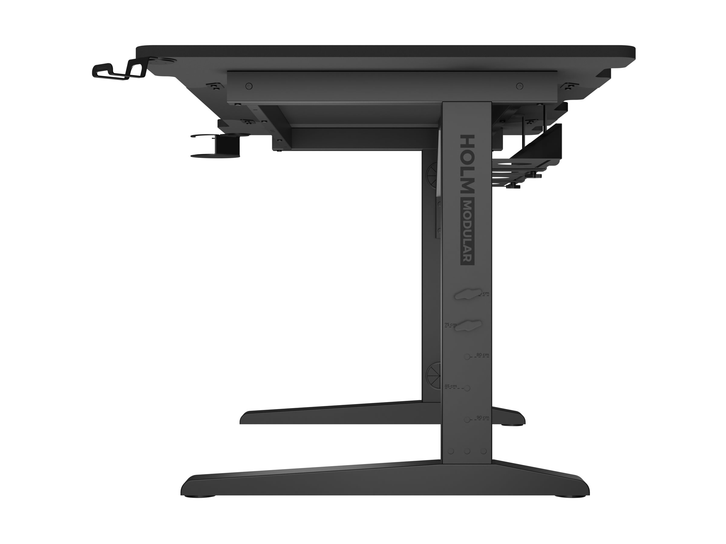 Genesis | Modular Gaming Desk | Holm 140 RGB | Anthracite Black - Image 18