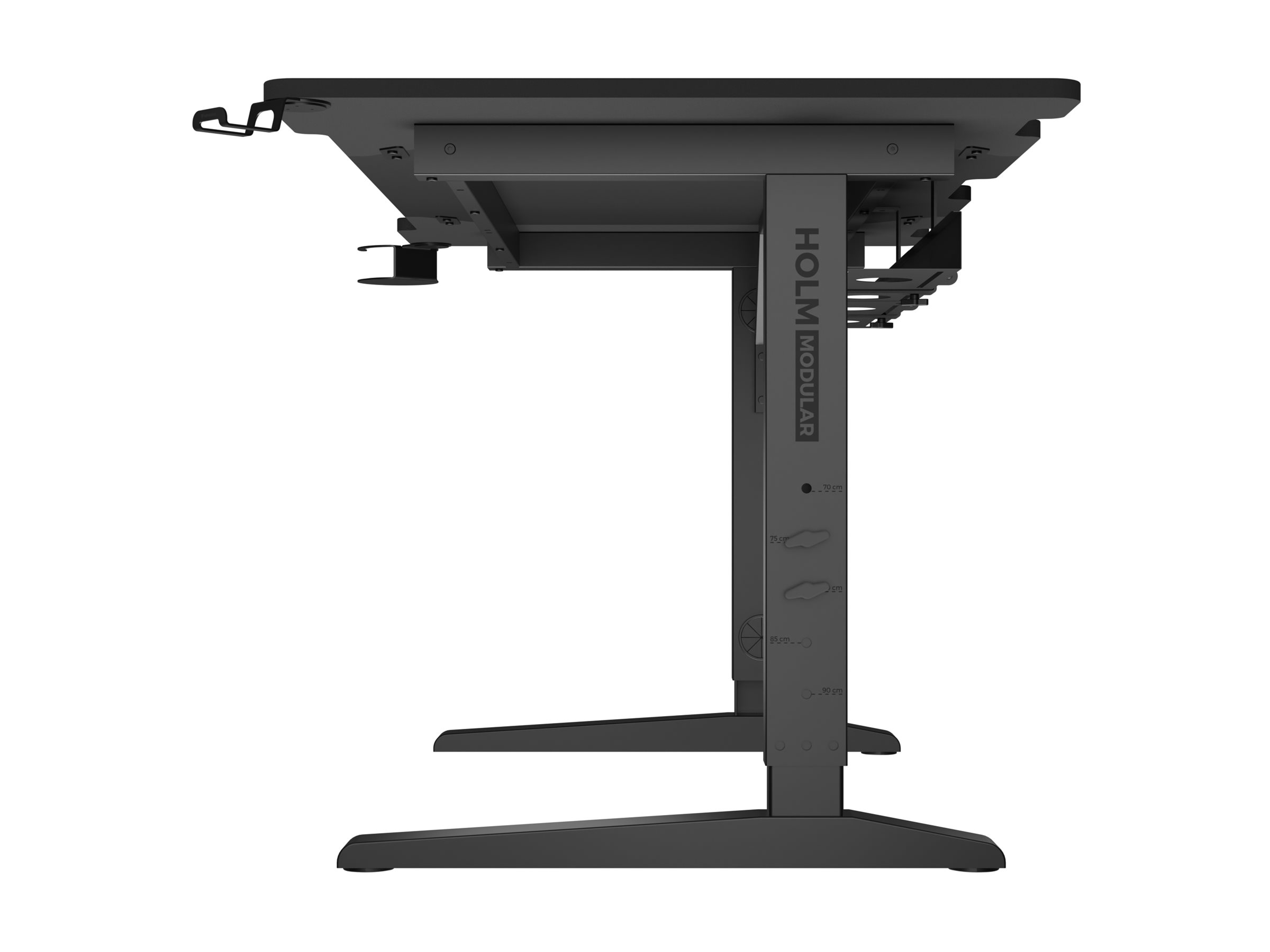Genesis | Modular Gaming Desk | Holm 140 RGB | Anthracite Black - Image 19