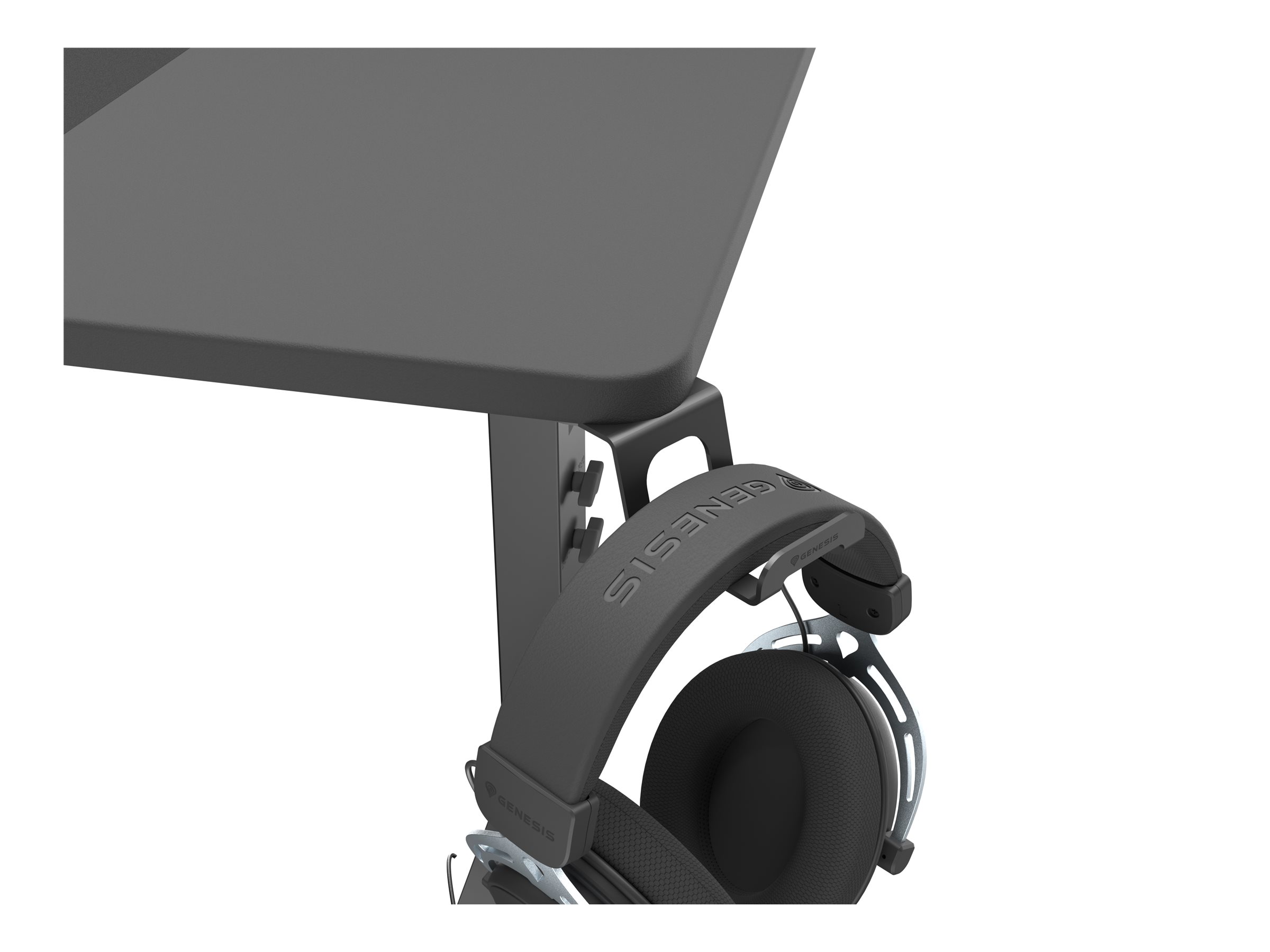 Genesis | Modular Gaming Desk | Holm 140 RGB | Anthracite Black - Image 21