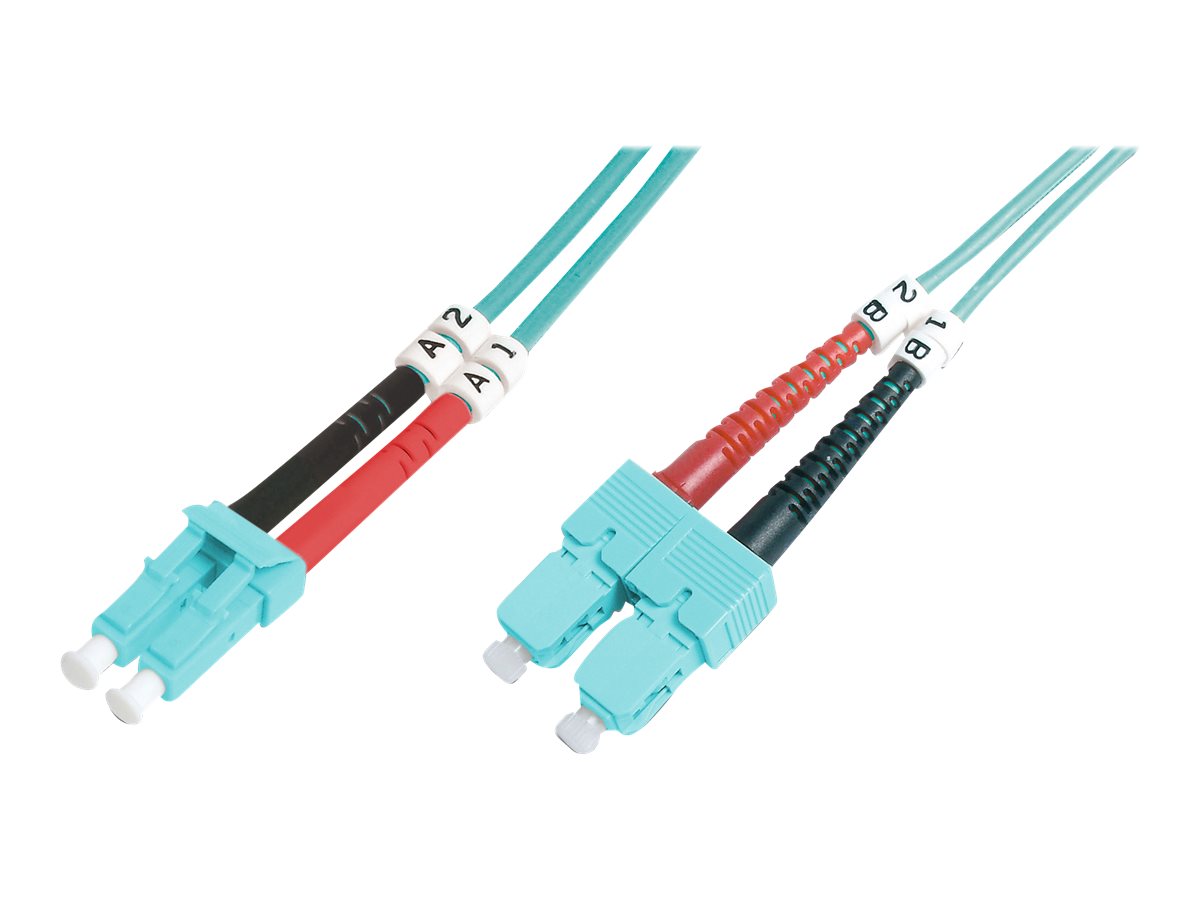 DIGITUS Fiber Optic Multimode Patch Cord, OM 3, LC / SC µ, 5 m | Digitus