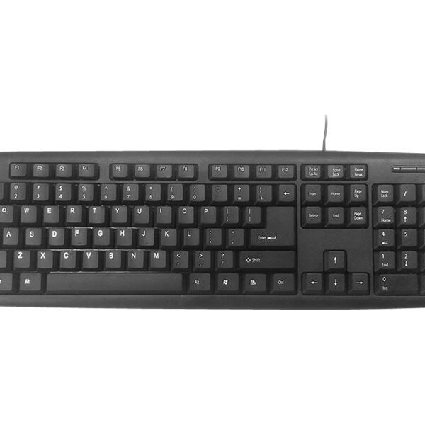 Gembird | KB-U-103-RU | Standard | Wired | EN/RU | 1.4 m | Black | 424 g