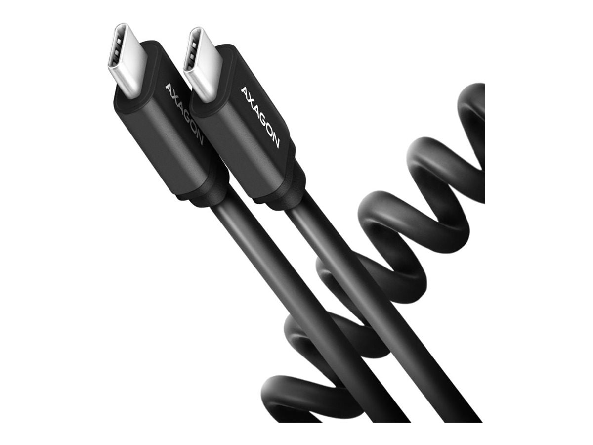 AXAGON Twister Cable, 0.6 m | BUCM-CM10TB | USB Type C to USB Type C - Image 2