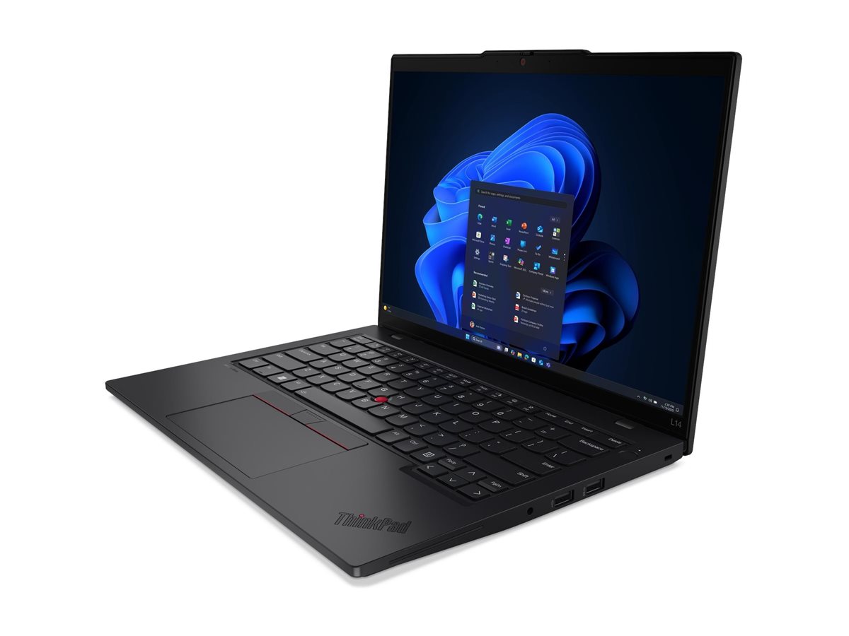 Lenovo ThinkPad L14 G6 Intel | Black | 14 " | IPS | WUXGA | 1920 x 1200 pixels | Intel Core Ultra 7 | 255U | 32 GB | SO-DIMM DDR5 | Solid-state drive capacity 1000 GB | Intel Graphics | Windows 11 Pro | 802.11ax | Bluetooth version 5.3 | LTE Upgradable | Keyboard language English | Keyboard backlit | Warranty 36 month(s) | Battery warranty 12 month(s) - Image 3