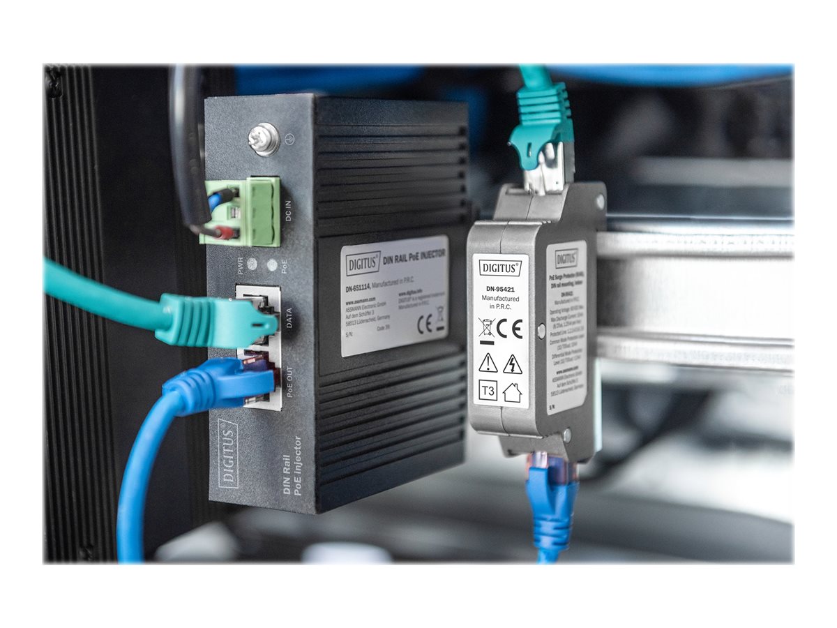 DIGITUS Indoor DIN PoE surge protector - Image 6
