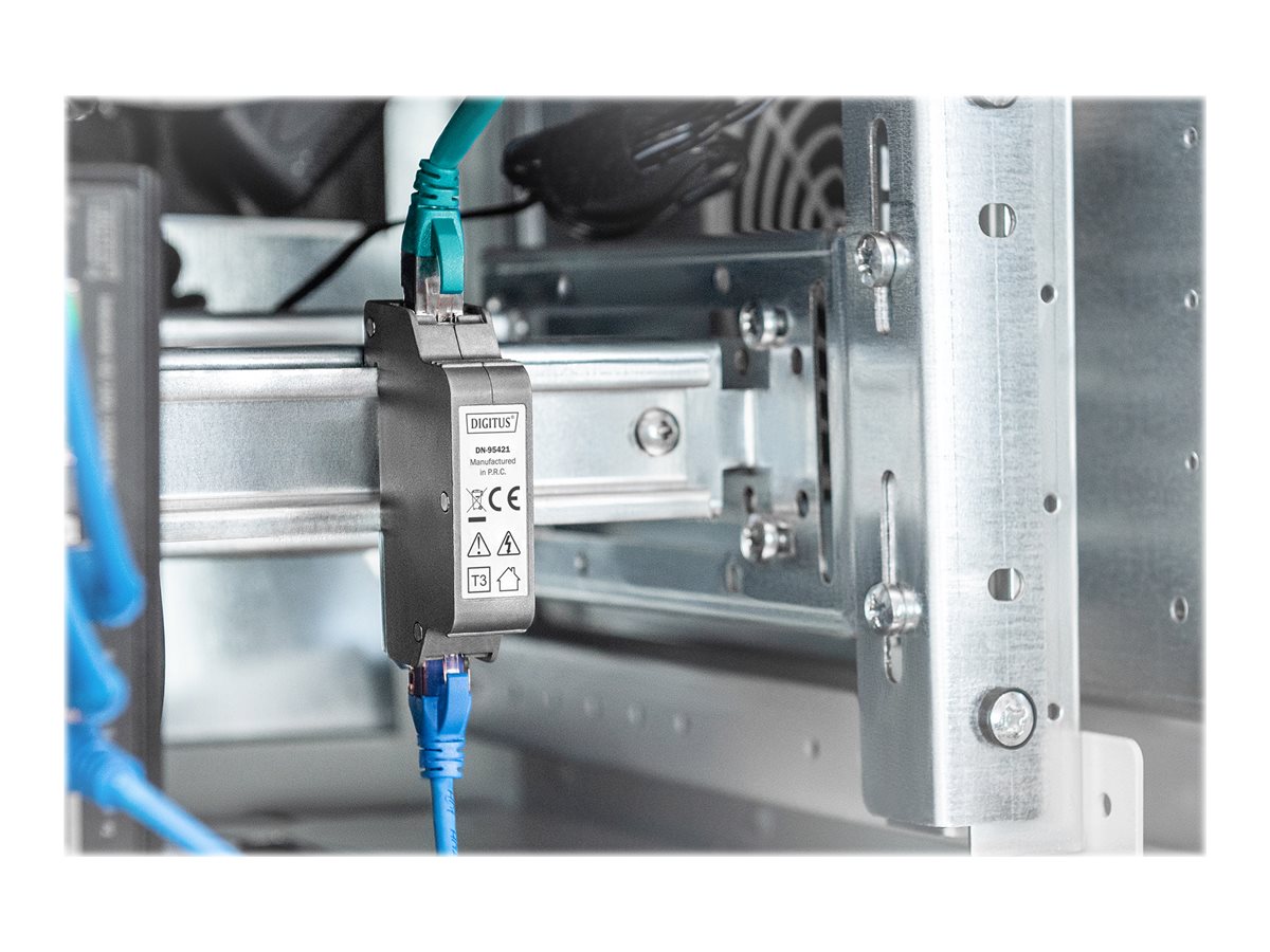 DIGITUS Indoor DIN PoE surge protector - Image 7