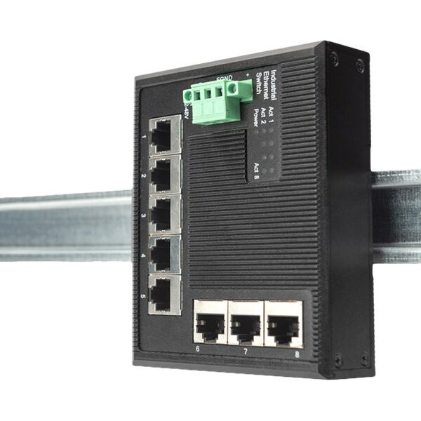 DIGITUS Industrial Gigabit Ethernet Flat Switch | Digitus