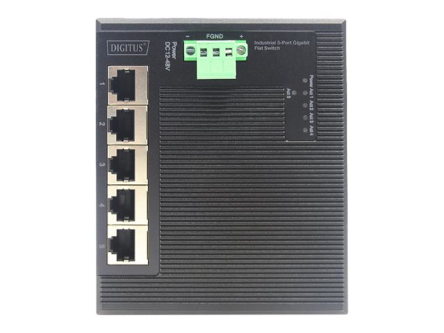 DIGITUS Industrial Gigabit Ethernet Flat Switch | Digitus - Image 2