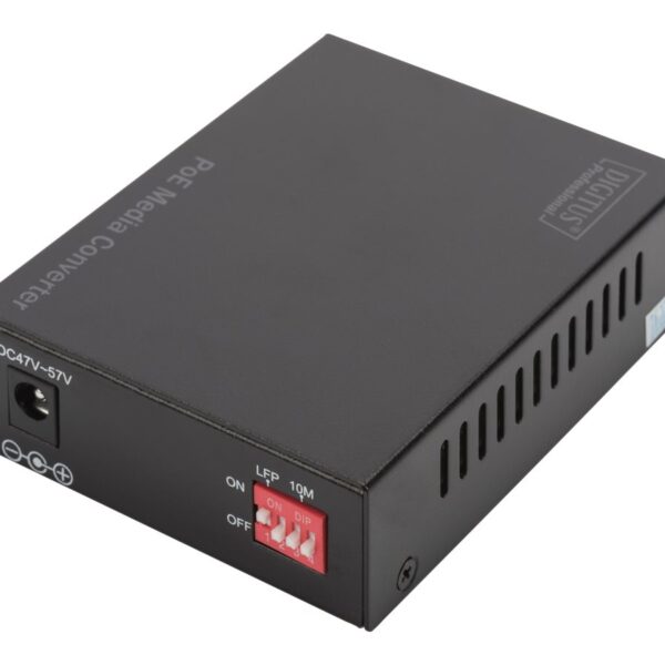 DIGITUS Gigabit Ethernet PoE+ Media Converter, SFP | Digitus