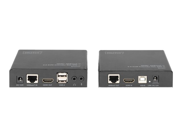 DIGITUS HDBaseT 2.0 HDMI KVM Extender Set | Digitus - Image 2