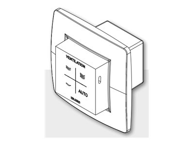 DUCO Remote Control RF/Battery, Black - Image 2