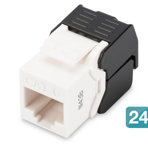 Digitus CAT 6 Keystone Jack, Unshielded, 24 pcs | DN-93603-24