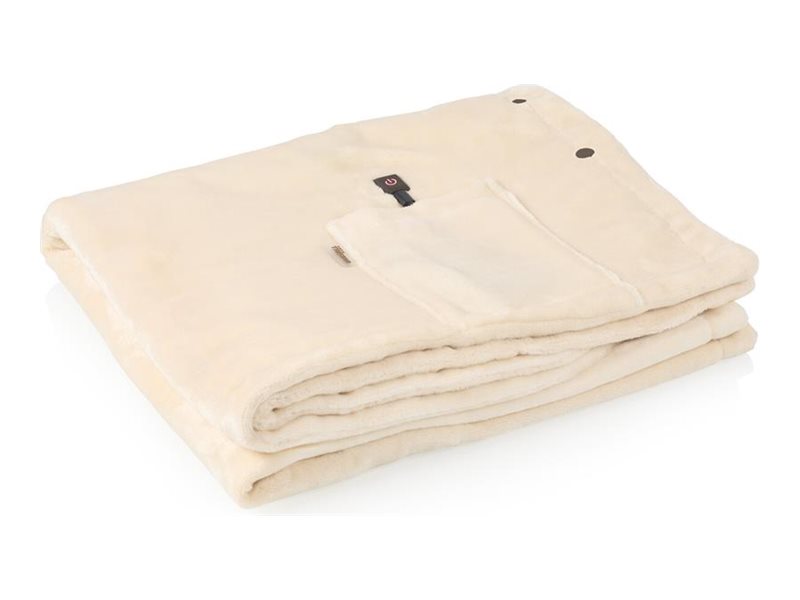 Tristar Cordless heating blanket, 150 x 80 cm | BW-4787 | Number of heating levels 3 | Number of persons 1 | Washable | Fleece | 10 W | Grey - Image 2