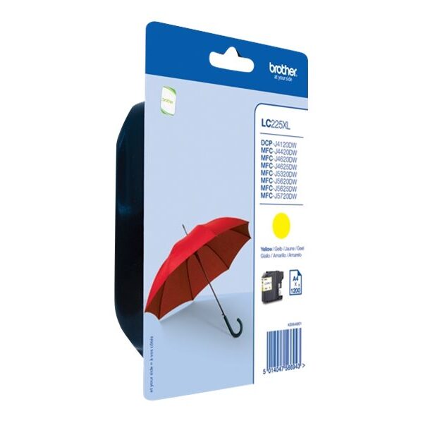 Brother LC225XLY | Ink Cartridge | Yellow