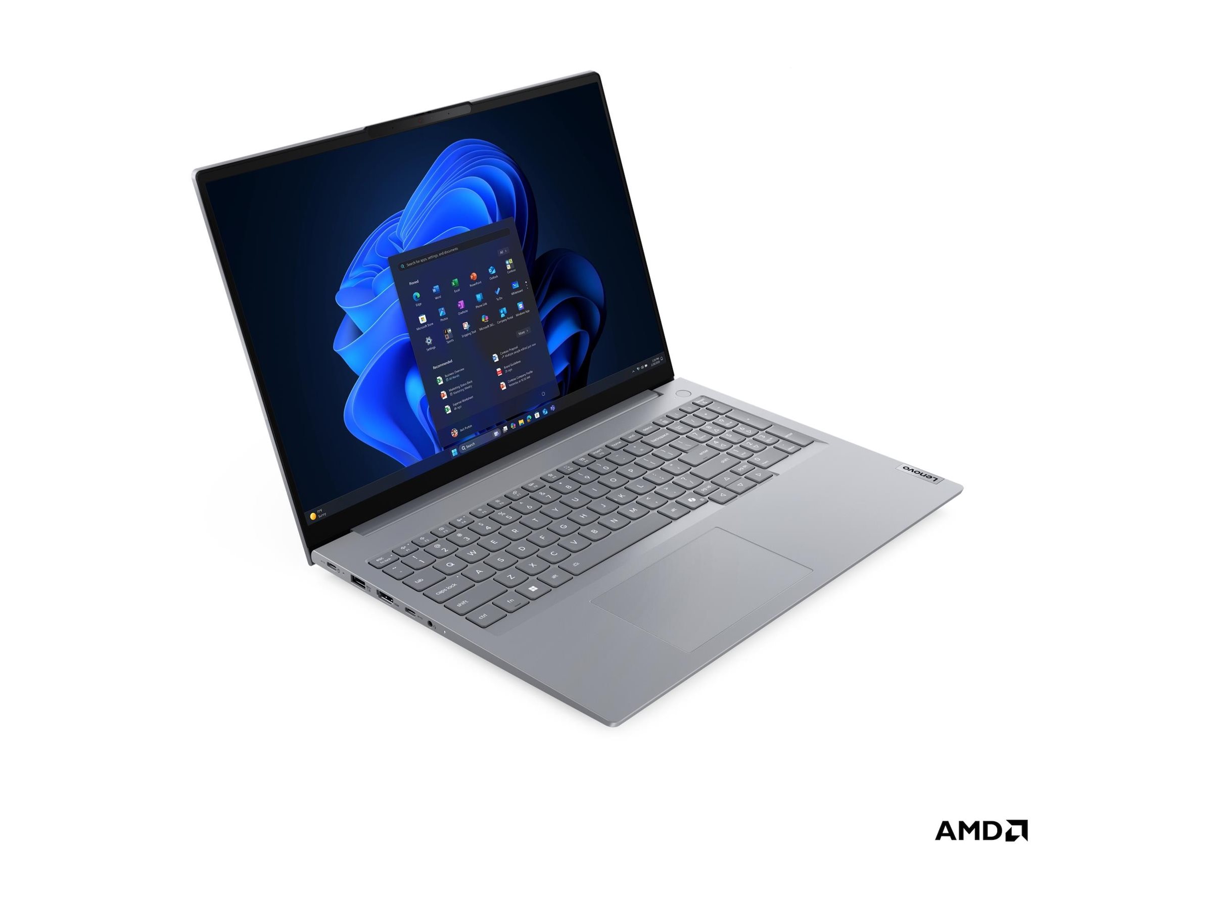 Lenovo ThinkBook 16 G9 AHP | Arctic Grey | 16 " | IPS | WUXGA | 1920 x 1200 pixels | Anti-glare | AMD Ryzen 7 | 250 | 32 (2x16GB) GB | SODIMM DDR5 | Solid-state drive capacity 512 GB | AMD Radeon 780M Graphics | Windows 11 Pro | 802.11be | Bluetooth version 5.4 | Keyboard language English | Keyboard backlit | Warranty 24 month(s) | Battery warranty 12 month(s) - Image 4