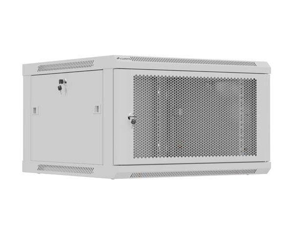 Lanberg Wall mounted installation cabinet 19" 9U 600X600 | WF01-6606-23S | Grey