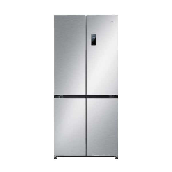 Xiaomi Mijia Refrigerator Cross Door 502L EU | Energy efficiency class E | Free standing | Side by Side | Height 191.2 cm | No Frost system | Fridge net capacity 326 L | Freezer net capacity 176 L | 37 dB | Brushed Silver