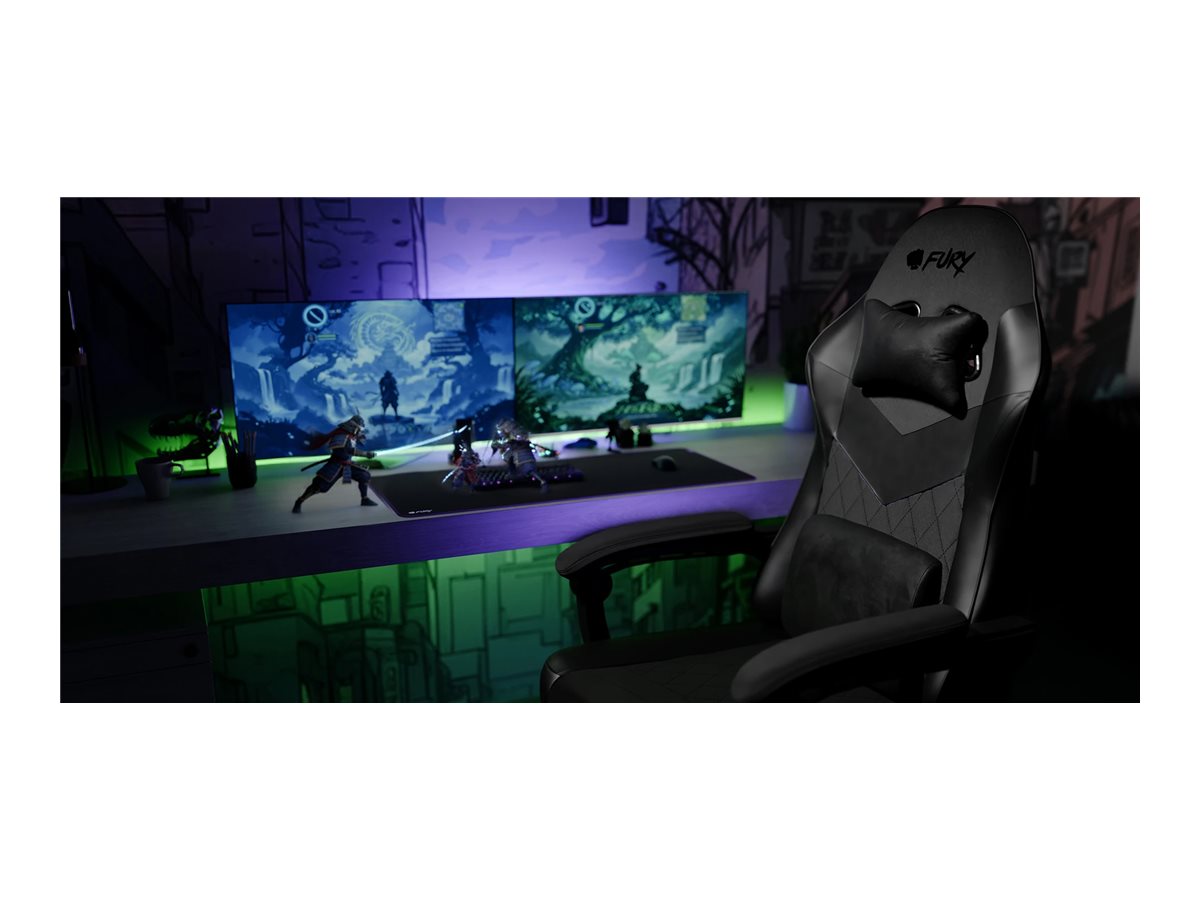 Fury Eco leather/Fabric/Nylon | Gaming Chair | Shinai S2 | Black - Image 15