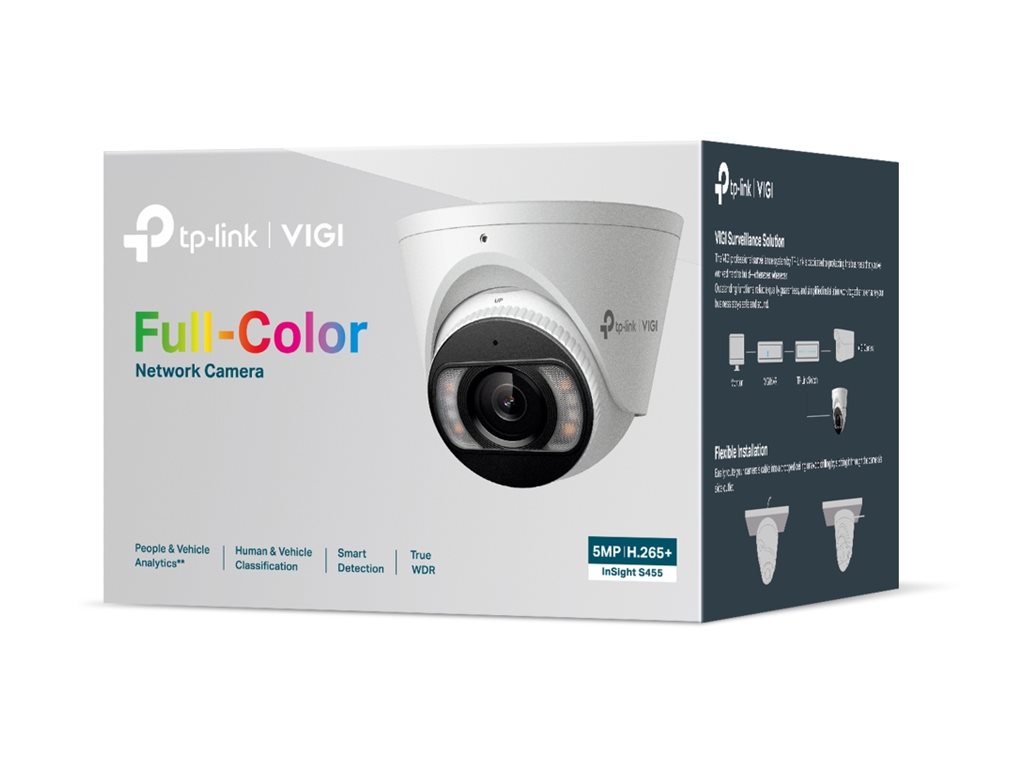 TP-Link InSight S455(2.8mm) VIGI 5MP Full-Color Turret Network Camera | TP-LINK - Image 5