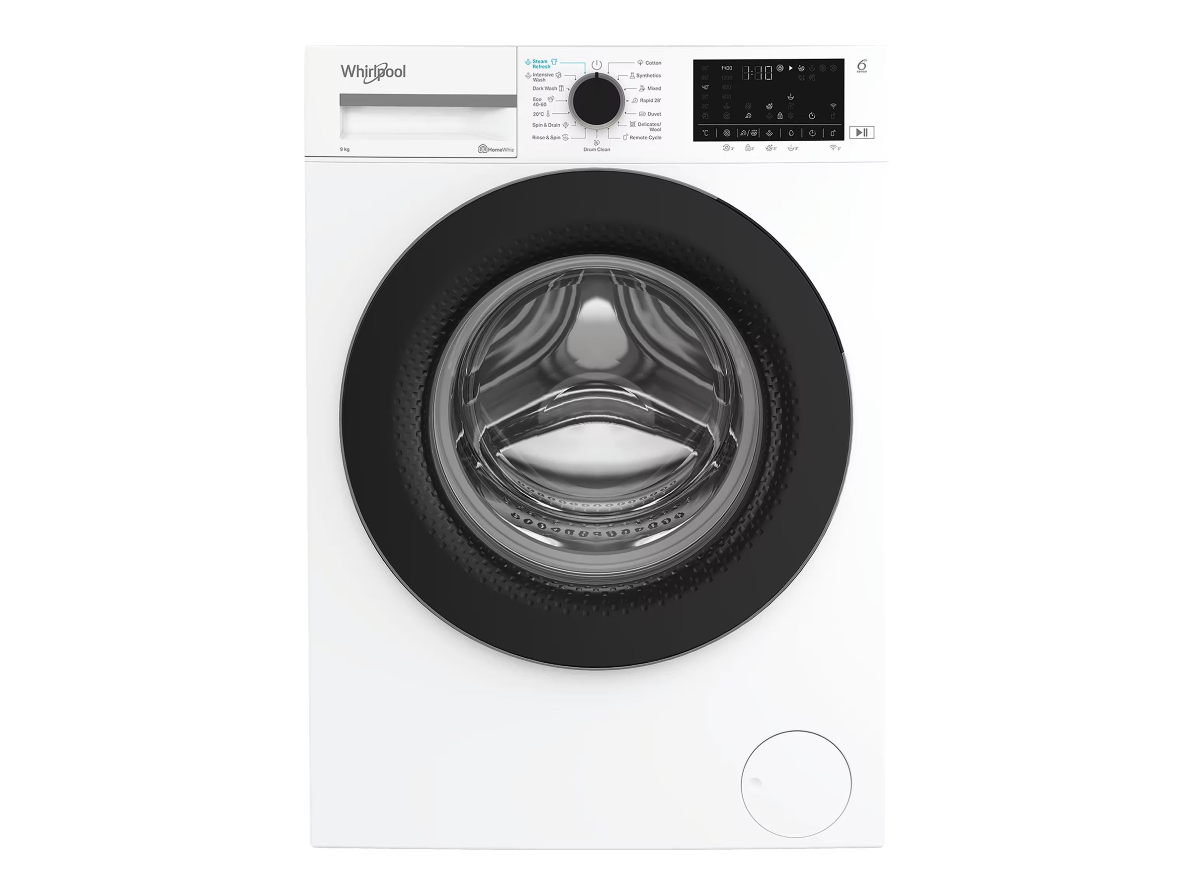 Indesit WAM 97WB EE Washing machine, A, Front loading, Washing capacity 9 kg, 1351 RPM, Depth 58 cm, White | Whirlpool