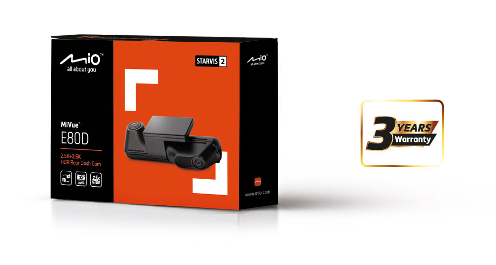 Mio MiVue E80D HDR Dual Rear Camera - Image 14