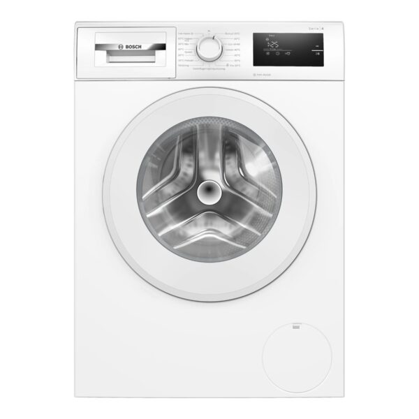 Bosch Washing machine | WAN2808LSN | Energy efficiency class A | Front loading | Washing capacity 8 kg | 1400 RPM | Depth 63 cm | Width 60 cm | Display | LED | Steam function | White