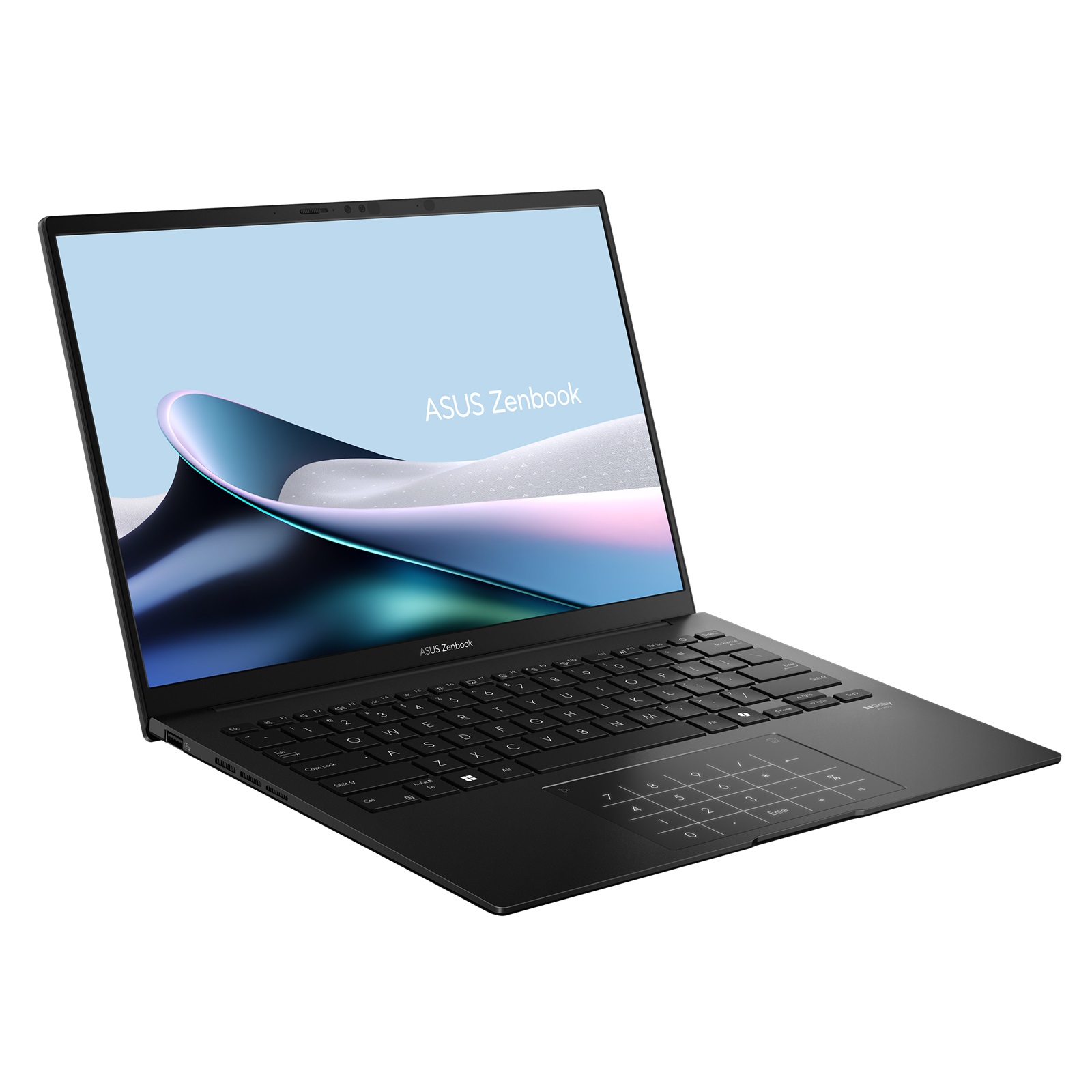 Asus | Zenbook 14 UM3406KA-PP164W | Jade Black | 14 " | OLED | 3K | 2880 x 1800 pixels | 120 Hz | Glossy | AMD Ryzen AI 7 | 350 | 32 GB | LPDDR5X | Solid-state drive capacity 1000 GB | AMD Radeon Graphics | Windows 11 Home | 802.11ax | Bluetooth version 5.3 | Keyboard language US international | Keyboard backlit | Warranty 24 month(s) | Battery warranty 12 month(s) - Image 2