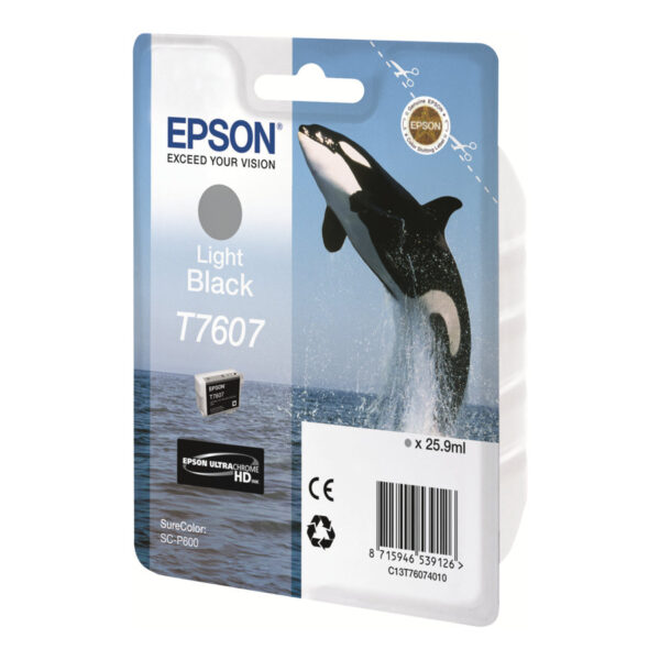 Epson T7607 | Ink Cartridge | Light Black