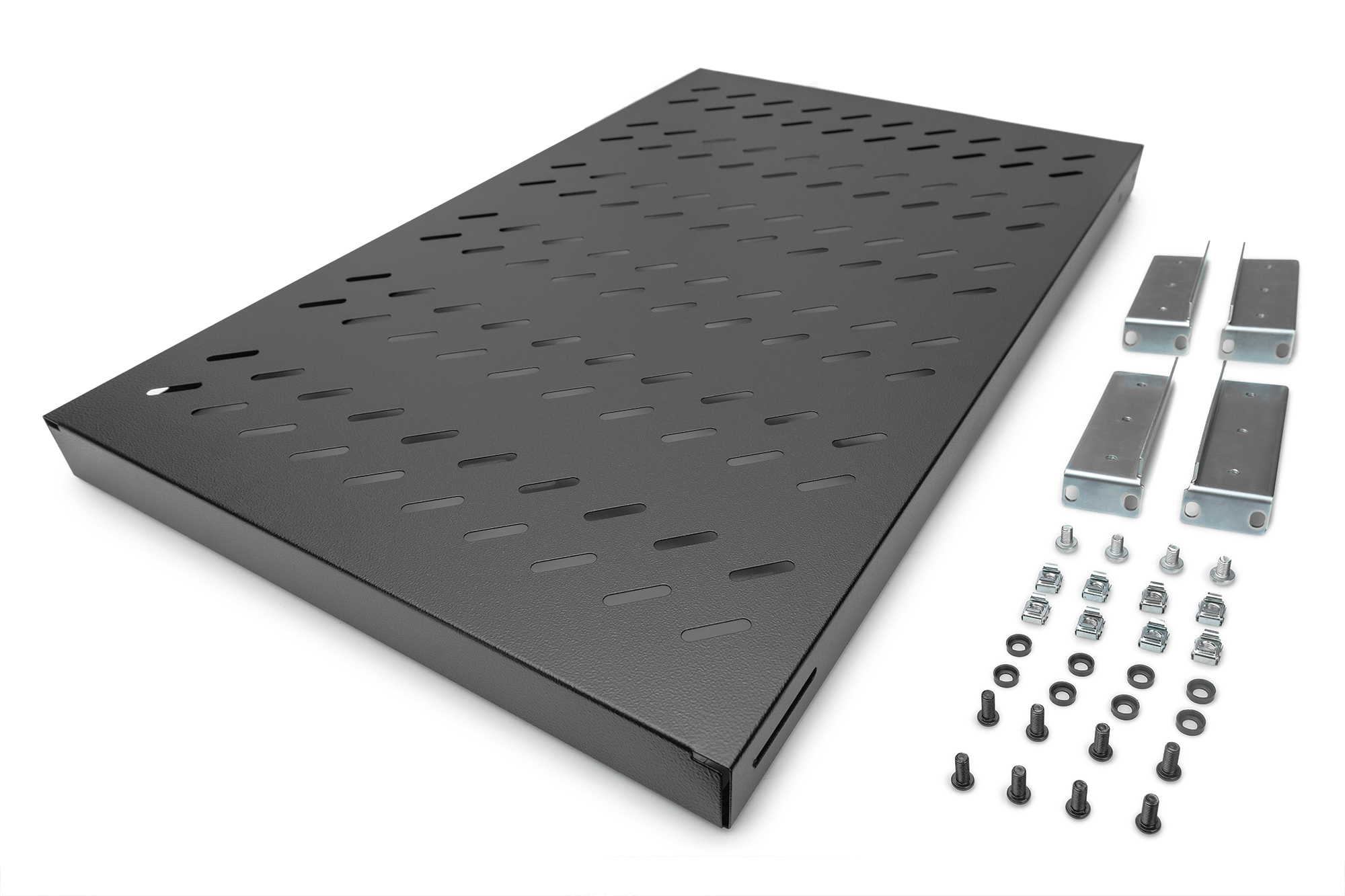 Digitus Shelf with Variable Rails for Fixed Mounting in 483 mm (19") Cabinets | DN-97649 - Image 5