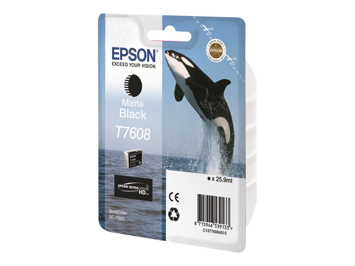 Epson T7608 | Ink Cartridge | Matte Black