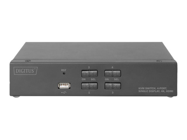 Digitus KVM Switch, 4 Port, Single Display, 4K, HDMI | DS-12880 - Image 2