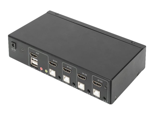 Digitus KVM Switch, 4 Port, Single Display, 4K, HDMI | DS-12880 - Image 3