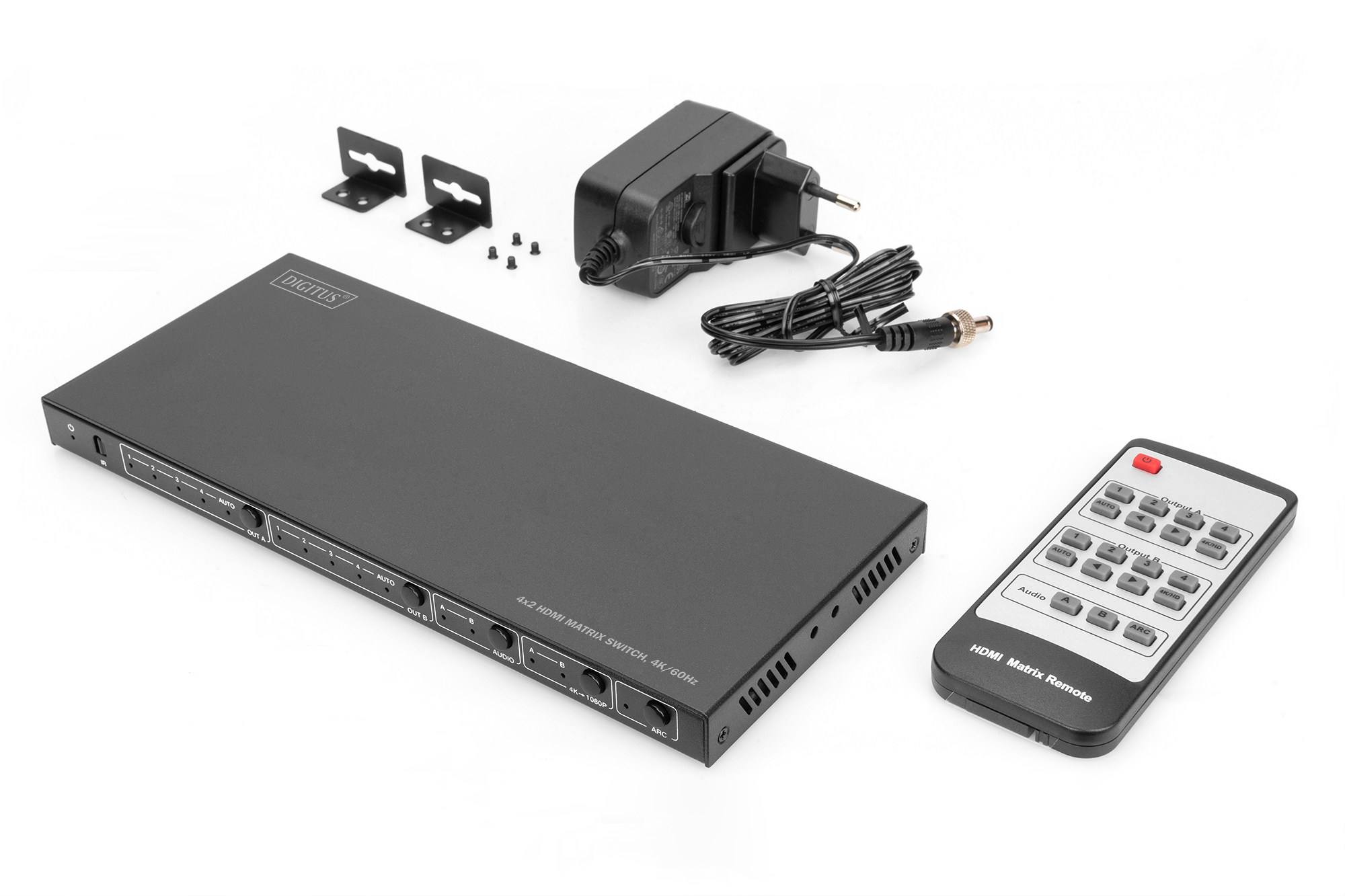 Digitus | 4x2 HDMI Matrix Switch, 4K/60Hz | DS-55509 - Image 3