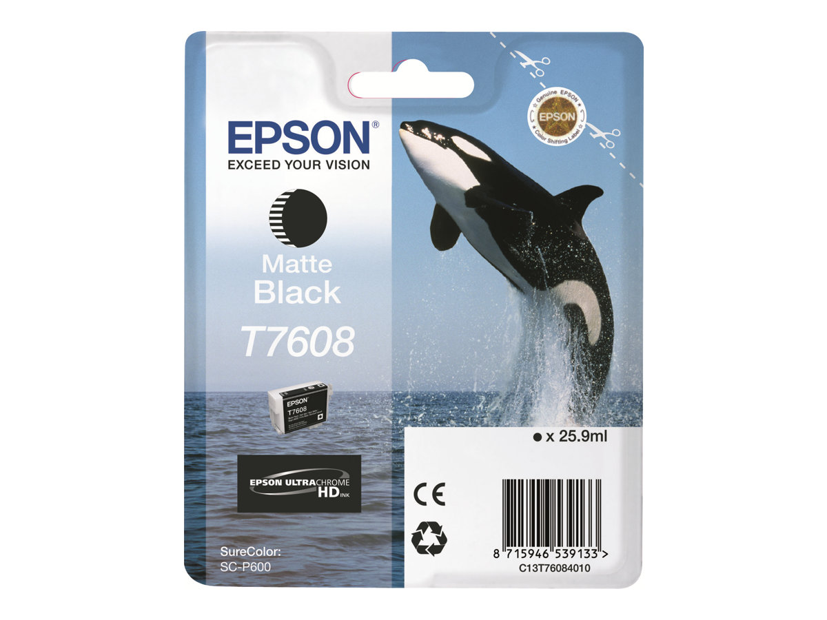Epson T7608 | Ink Cartridge | Matte Black - Image 3