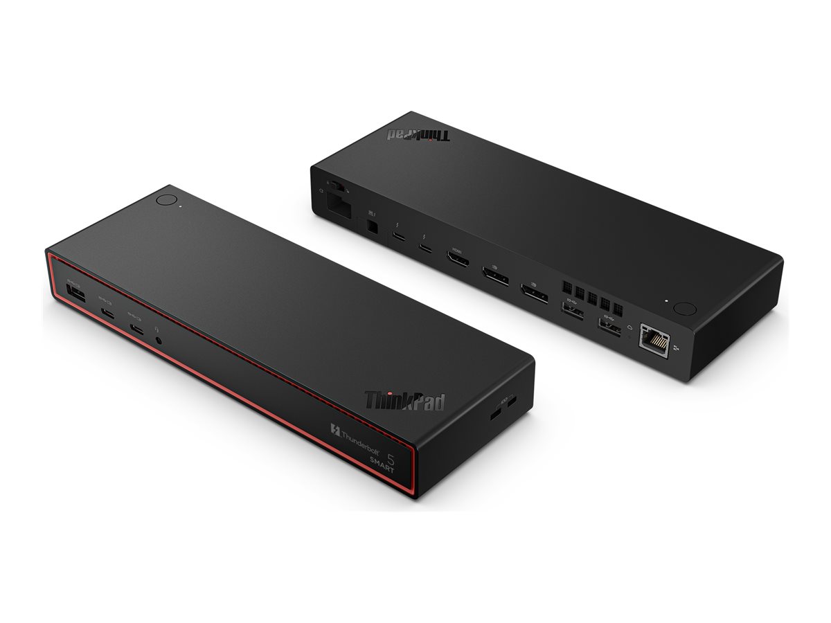 Lenovo ThinkPad Thunderbolt 5 Smart Dock 7500 - EU | DisplayPorts quantity 2 | HDMI ports quantity 1 | 180 W - Image 7