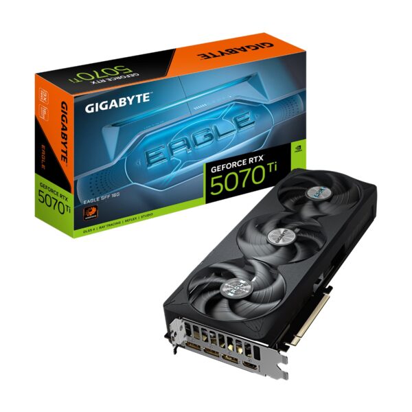 Gigabyte GeForce RTX 5070 Ti EAGLE SFF 16G | NVIDIA | 16 GB | GeForce RTX 5070 Ti | GDDR7 | HDMI ports quantity 1 | PCI-E 5.0