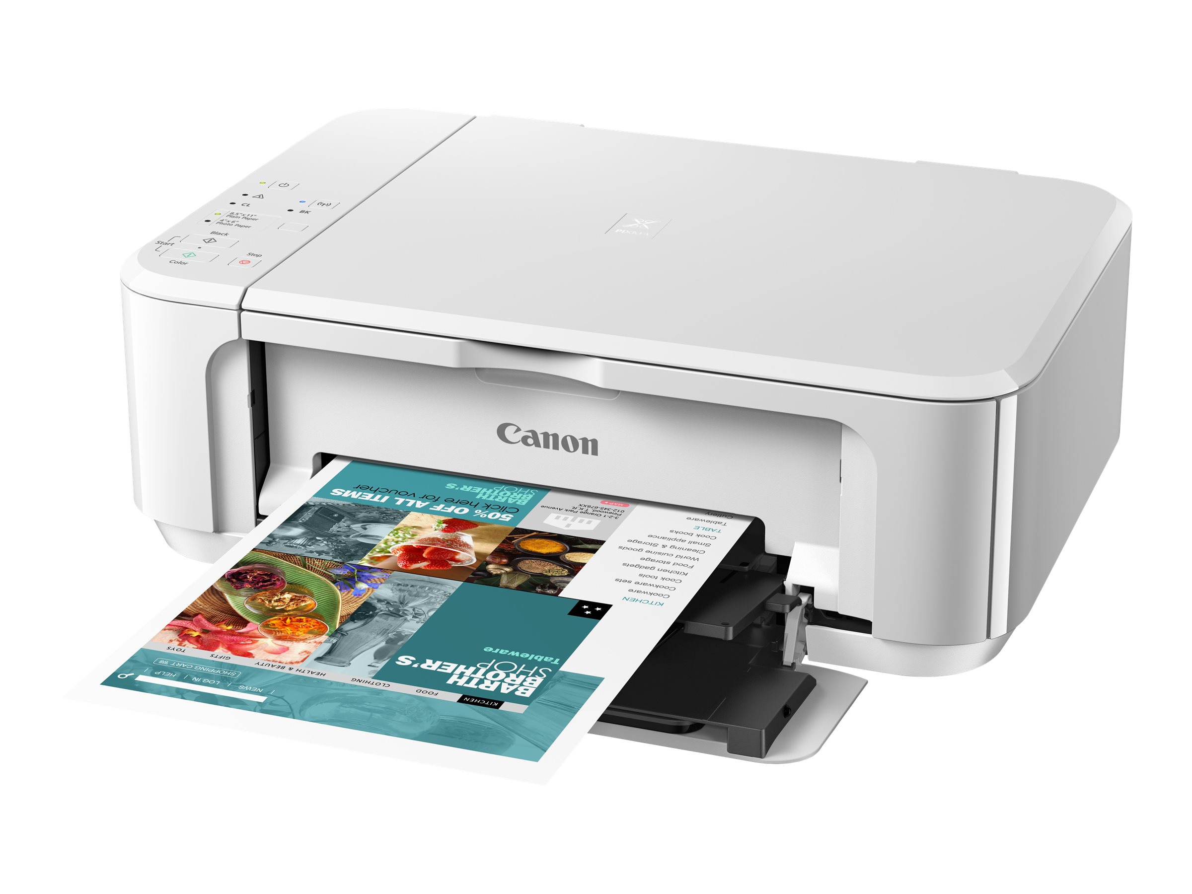 Canon Multifunctional printer | PIXMA MG3650S | Inkjet | Colour | A4 | Wi-Fi | White - Image 4