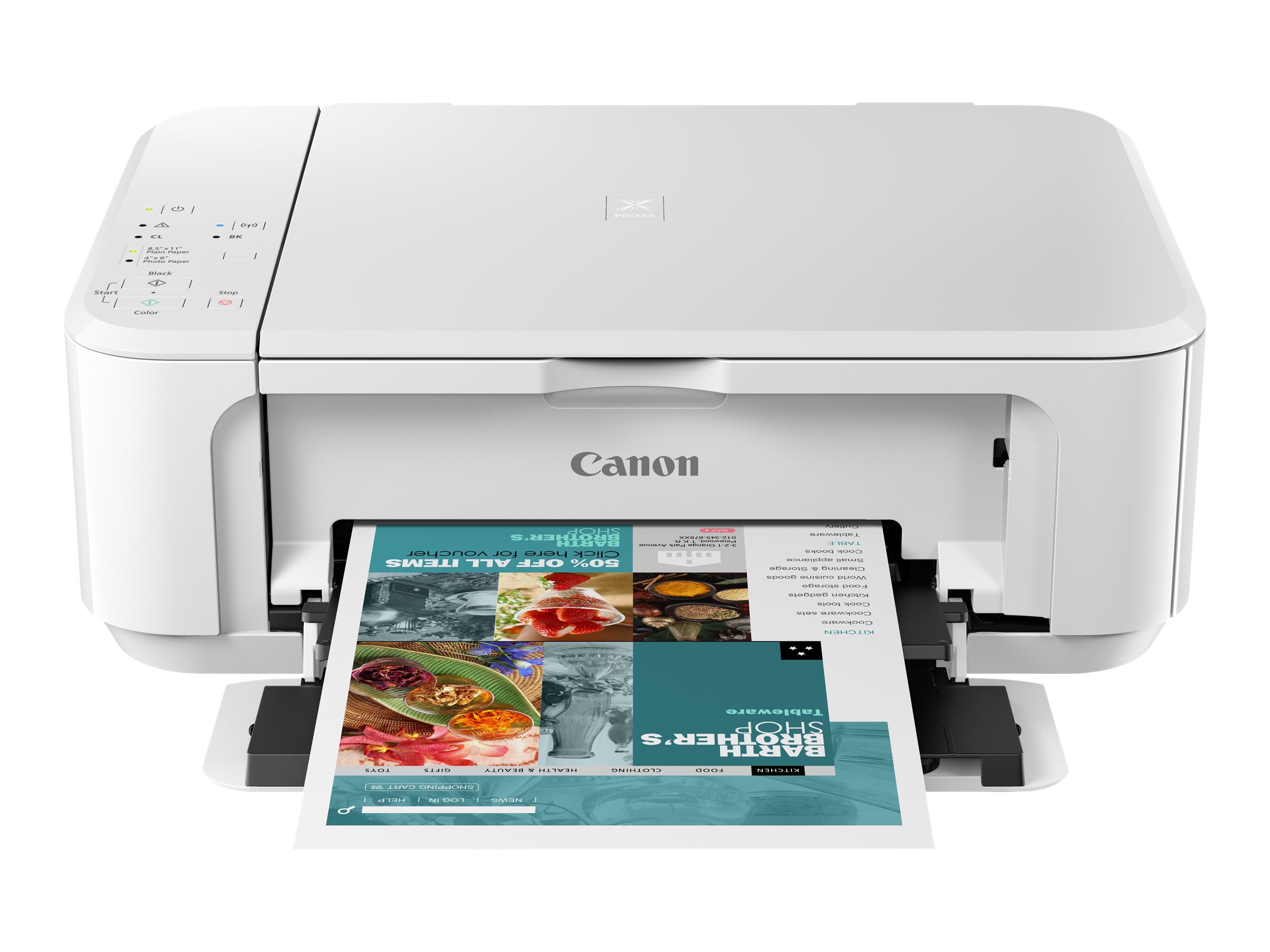 Canon Multifunctional printer | PIXMA MG3650S | Inkjet | Colour | A4 | Wi-Fi | White - Image 6