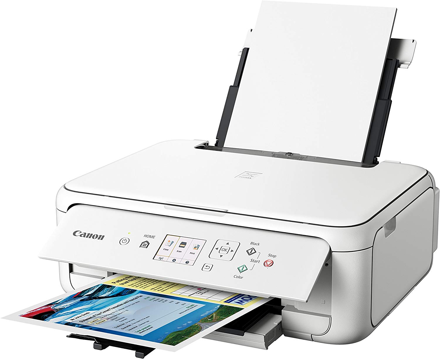 Canon Multifunctional printer | PIXMA TS5151 | Inkjet | Colour | All-in-One | A4 | Wi-Fi | White - Image 5