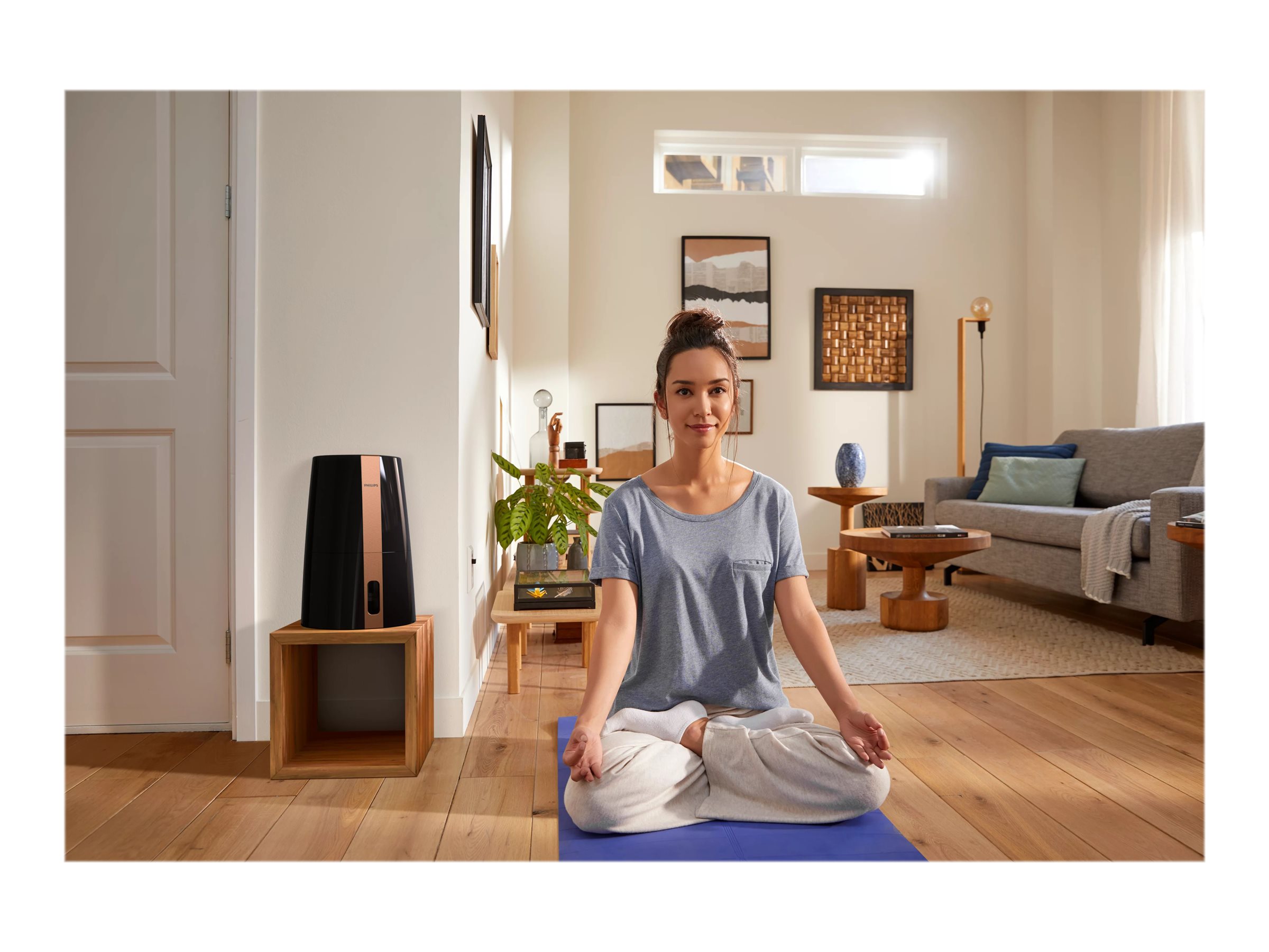 Philips | HU3918/10 | Humidifier | 25 W | Water tank capacity 3 L | Suitable for rooms up to 45 m² | NanoCloud evaporation | Humidification capacity 300 ml/hr | Black - Image 14