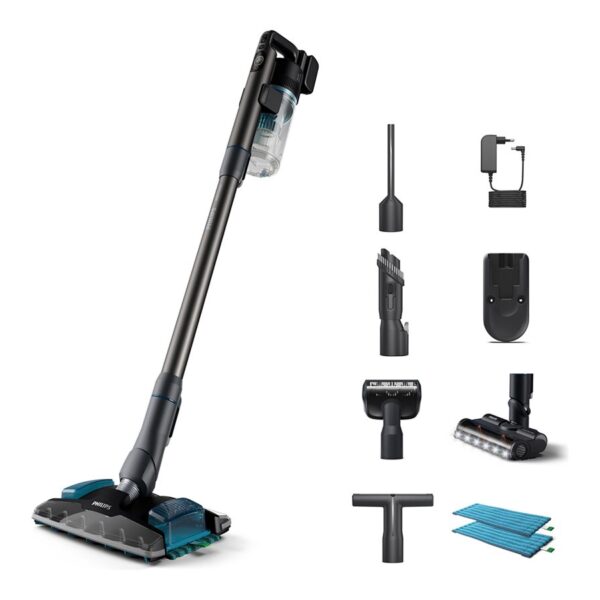 Philips | Vacuum cleaner | XC8055/01 Aqua Plus | Cordless operating | Handstick | 25.2 V | Operating time (max) 80 min | Dark Grey | Warranty 24 month(s)