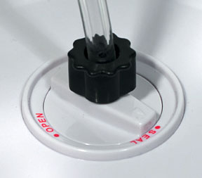 Caso | Vacuum Canister Set | 01260 | 3 canisters | White/Transparent - Image 3