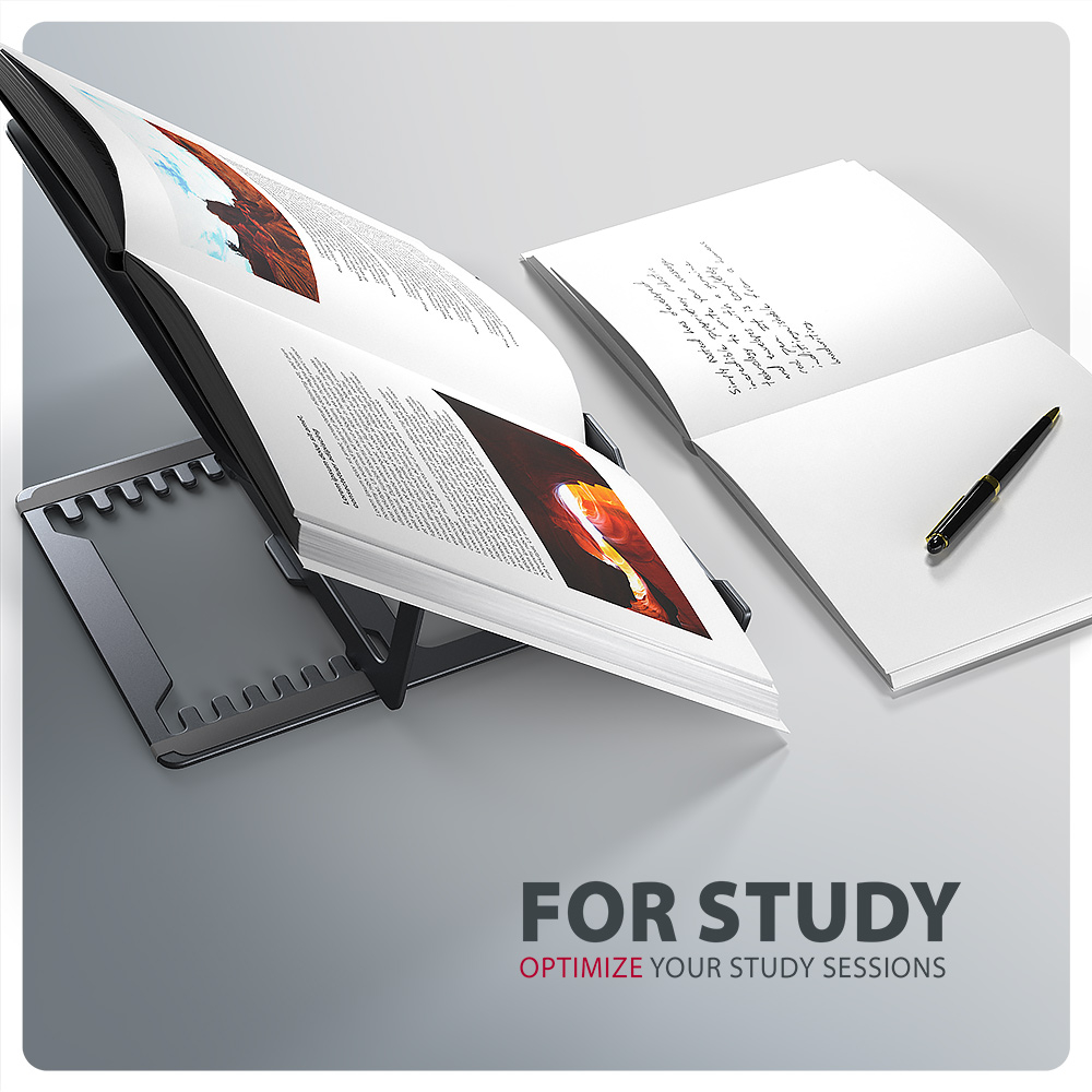 AXAGON STND-LAG stand for laptops and tablets | Adjustable Height, Angle | 10-17.3 " | Maximum weight (capacity) 20 kg | Grey - Image 8