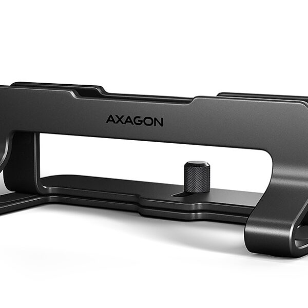 AXAGON STND-VB vertical stand for laptops and tablets | Adjustable width | 10-17.3 " | Black