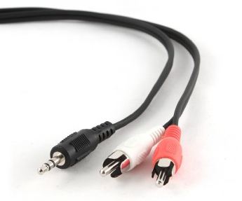 Cablexpert | 2.5m, 3.5mm/2xRCA, M/M | 3.5mm | 2 x RCA