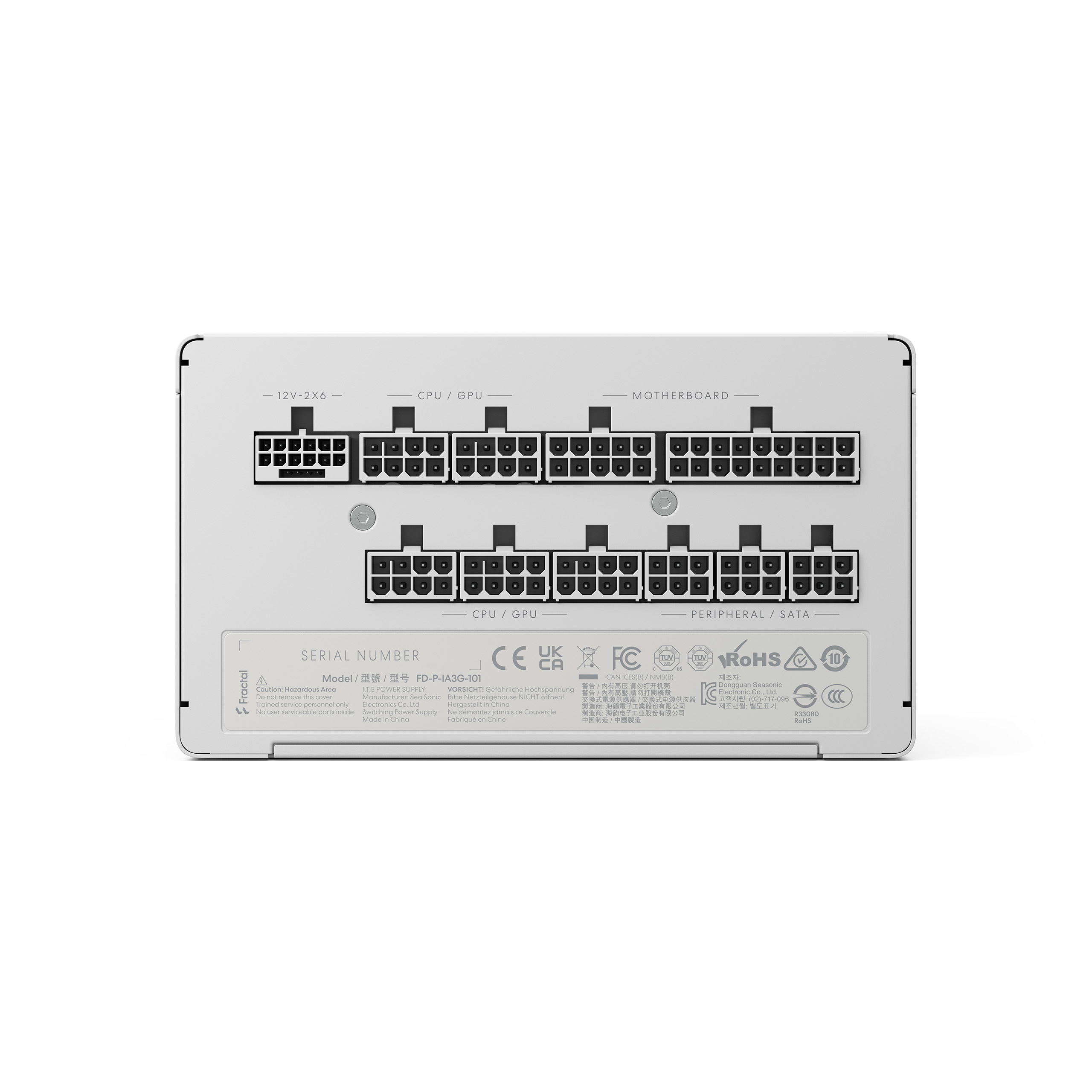 Fractal Design Power Supply, White | Ion 3 Gold | 1000 W - Image 3